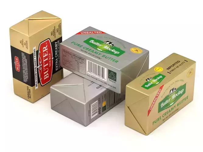 Butter pack 3D model