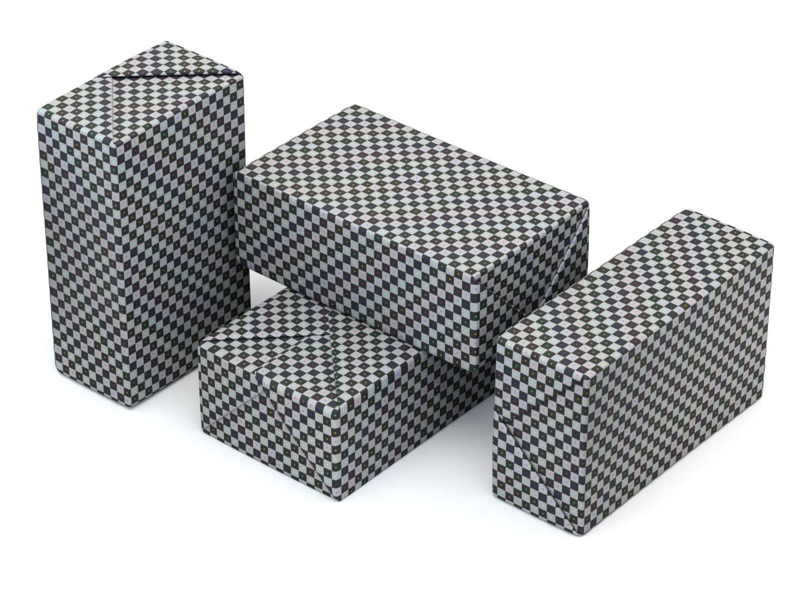 Butter pack 3D model_10