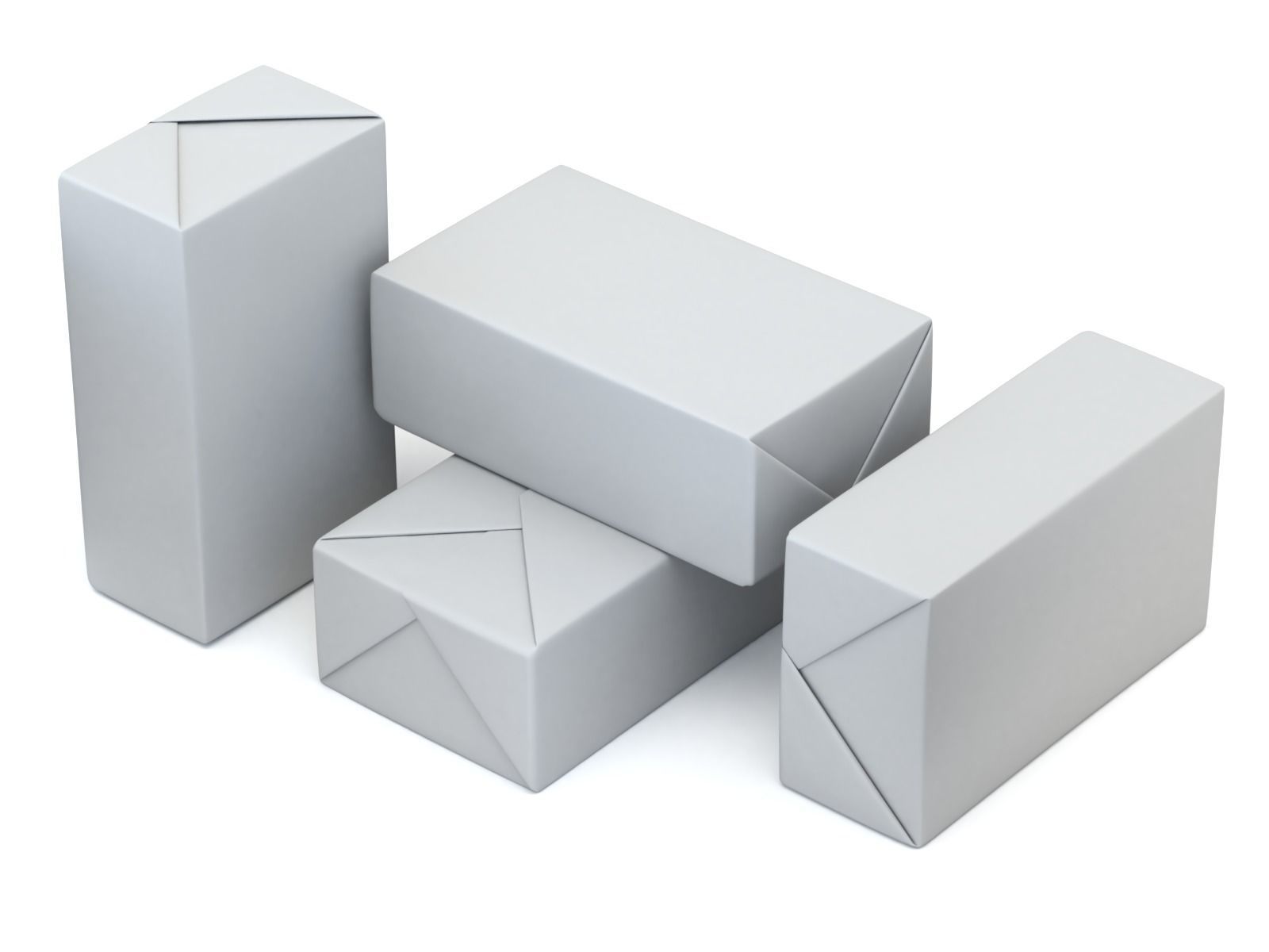 Butter pack 3D model_11