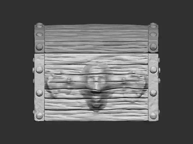 Pirate chest 3D print model