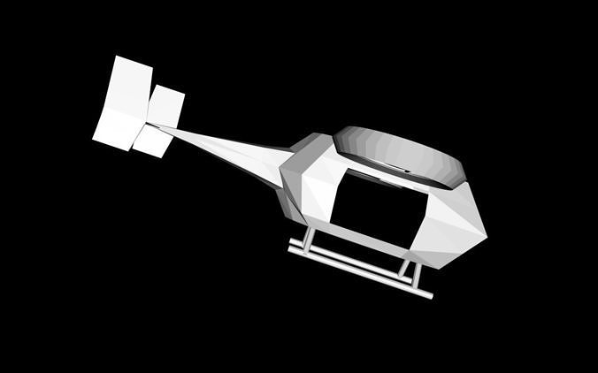Bicopter racing seat 3D print model
