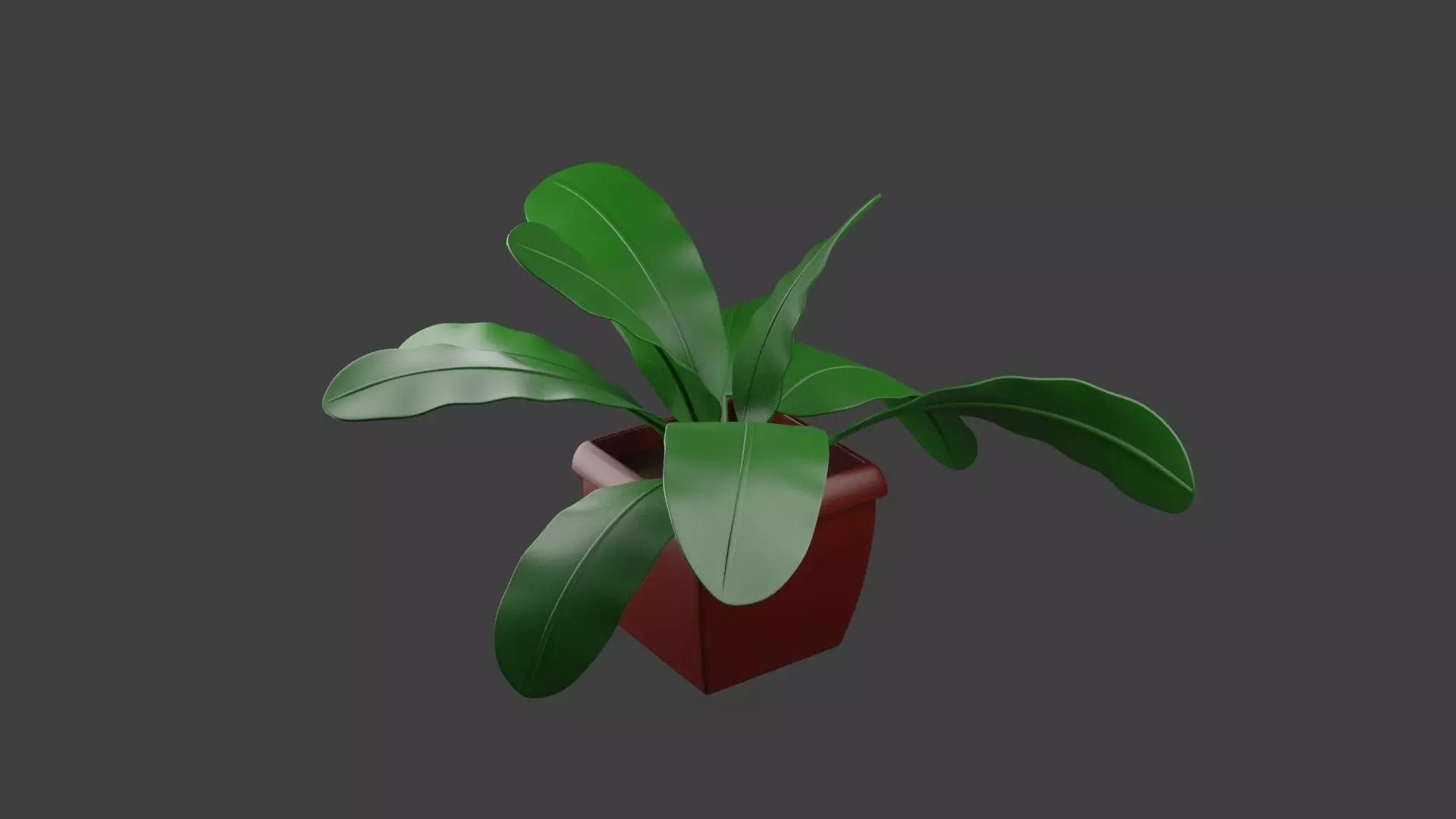 Houseplant 3D Model plant in pot 3D print model_0