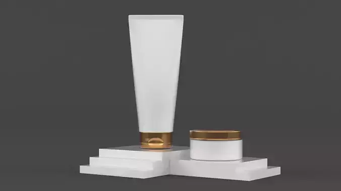 Cosmetic Bottle Mockup