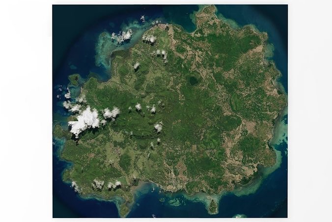 Bawean island Indonesia  3D model 5
