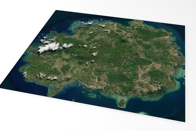 Bawean island Indonesia  3D model 7