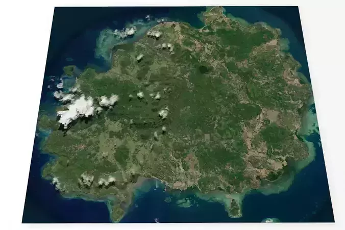 Bawean island Indonesia  3D model