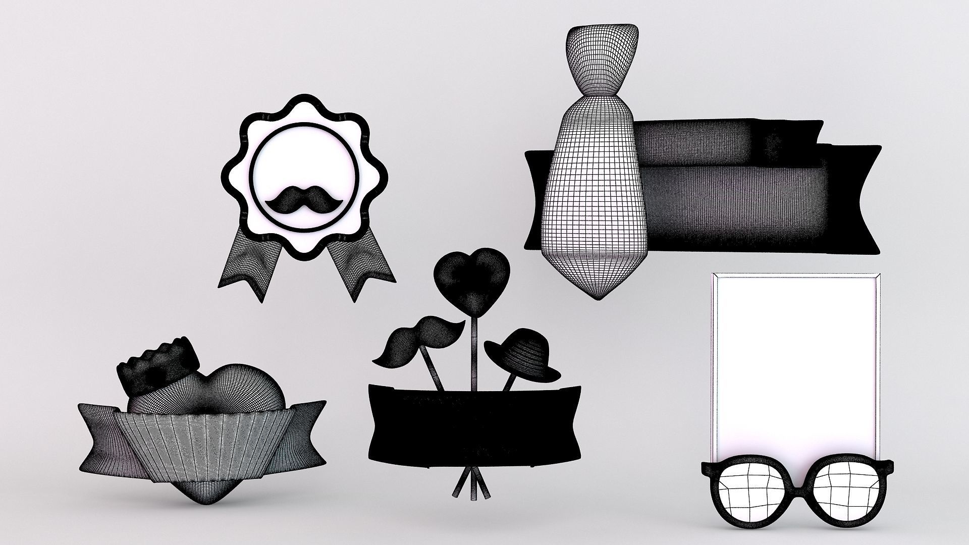 Father Day Set 3D model_72