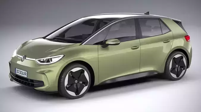 Volkswagen ID3 2024 3D model