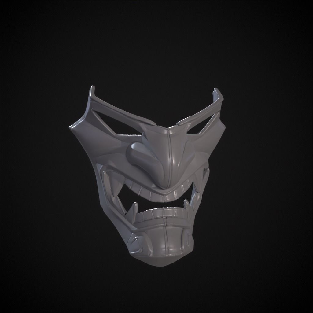 Shogun mask from fortnite 3D print model_17
