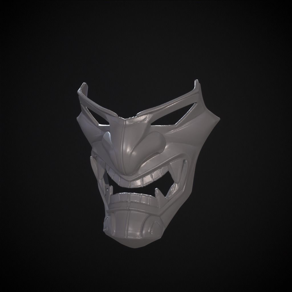 Shogun mask from fortnite 3D print model_10