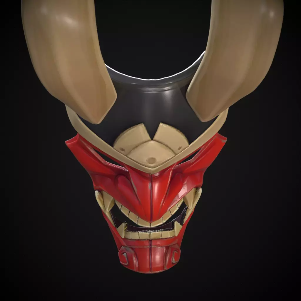 Shogun mask from fortnite 3D print model_0