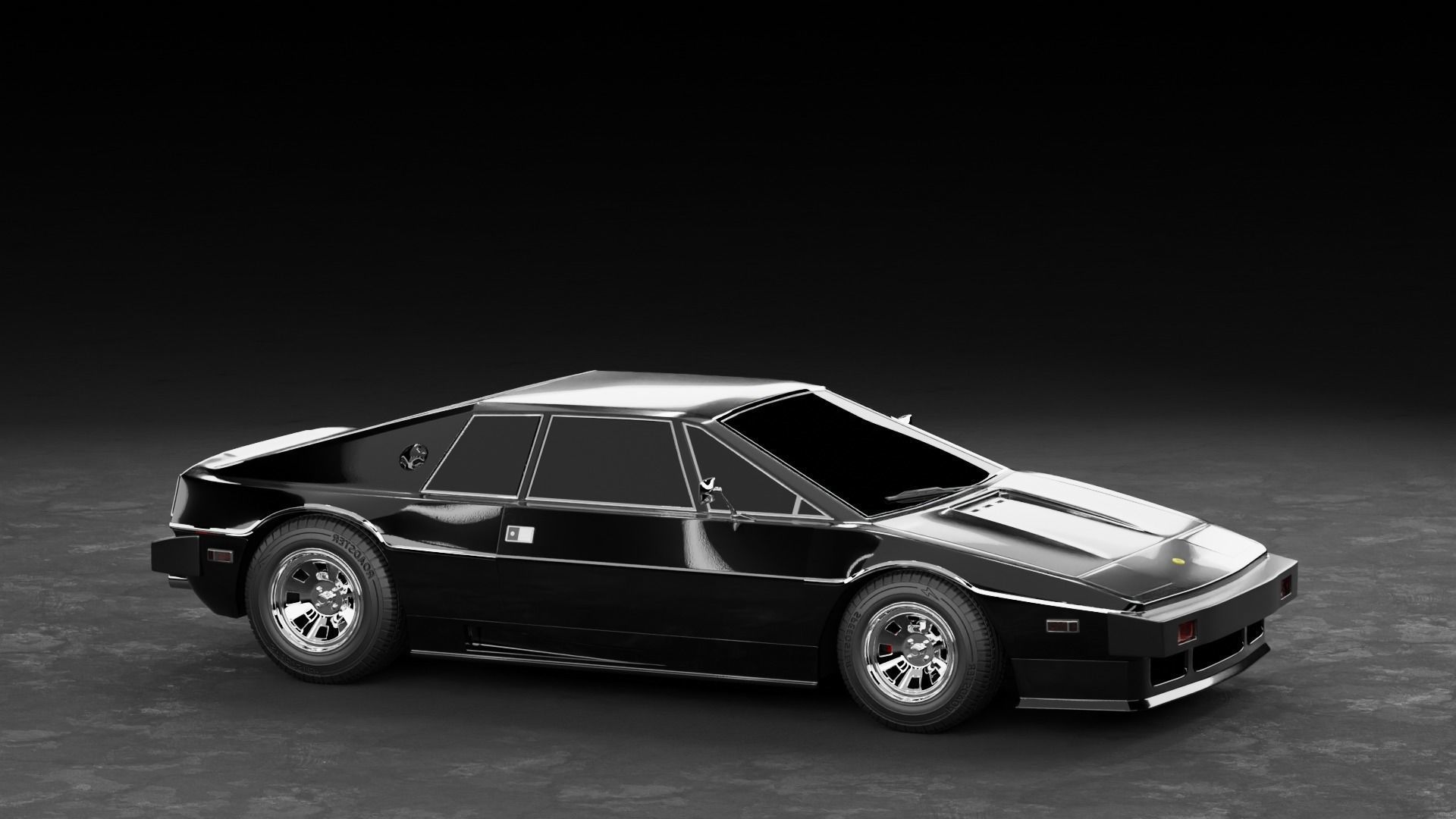 Lotus Esprit S1 Car 3D Model 3D model_9