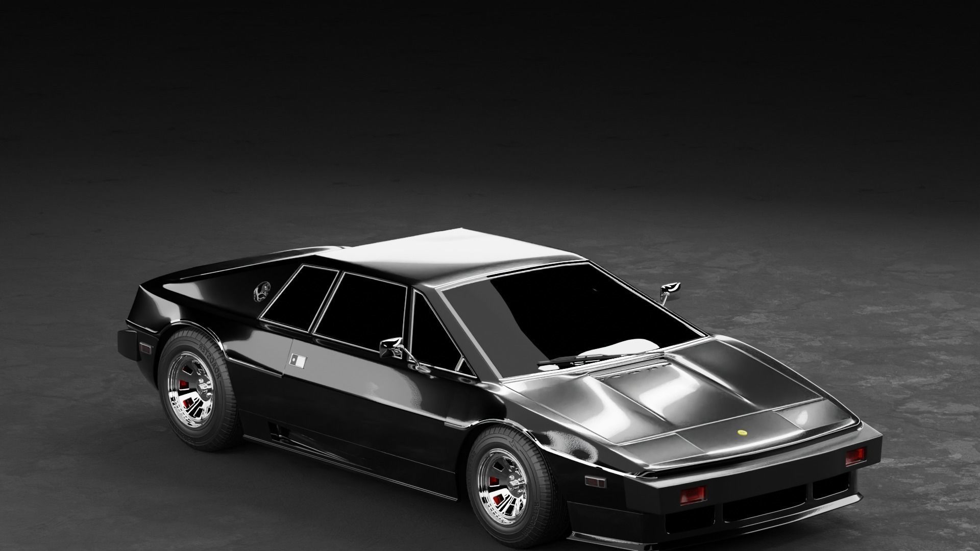 Lotus Esprit S1 Car 3D Model 3D model_3