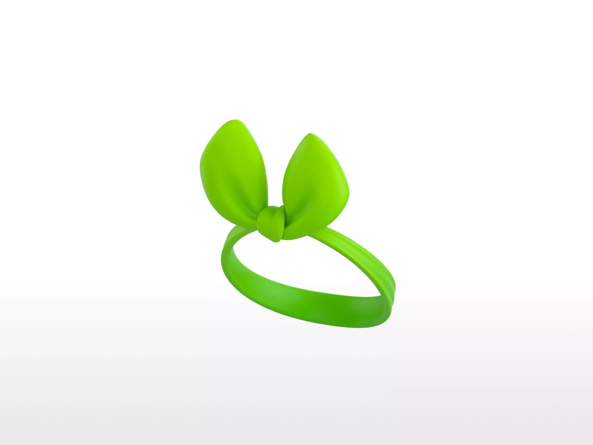 Headband012 Green Headband 3D model