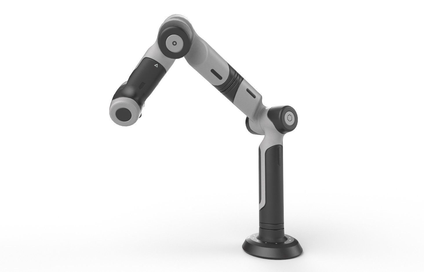 Robotic Arm M02 Low-poly 3D model_4