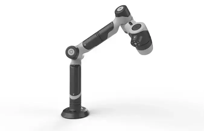 Robotic Arm M02 Low-poly 3D model