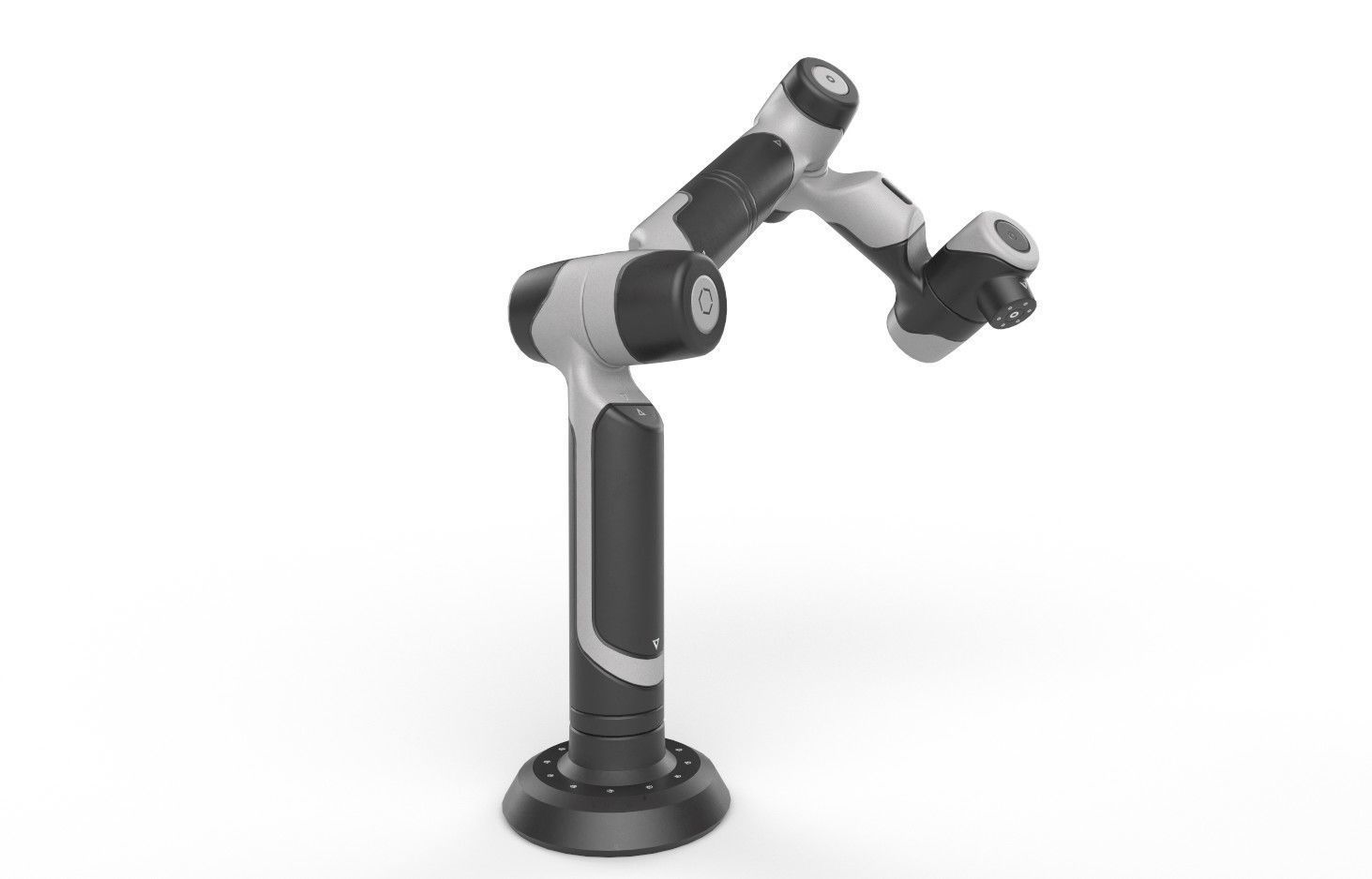 Robotic Arm M02 Low-poly 3D model_1