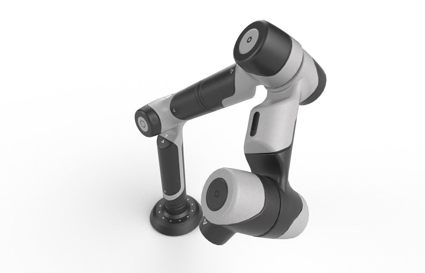Robotic Arm M02 Low-poly 3D model_6