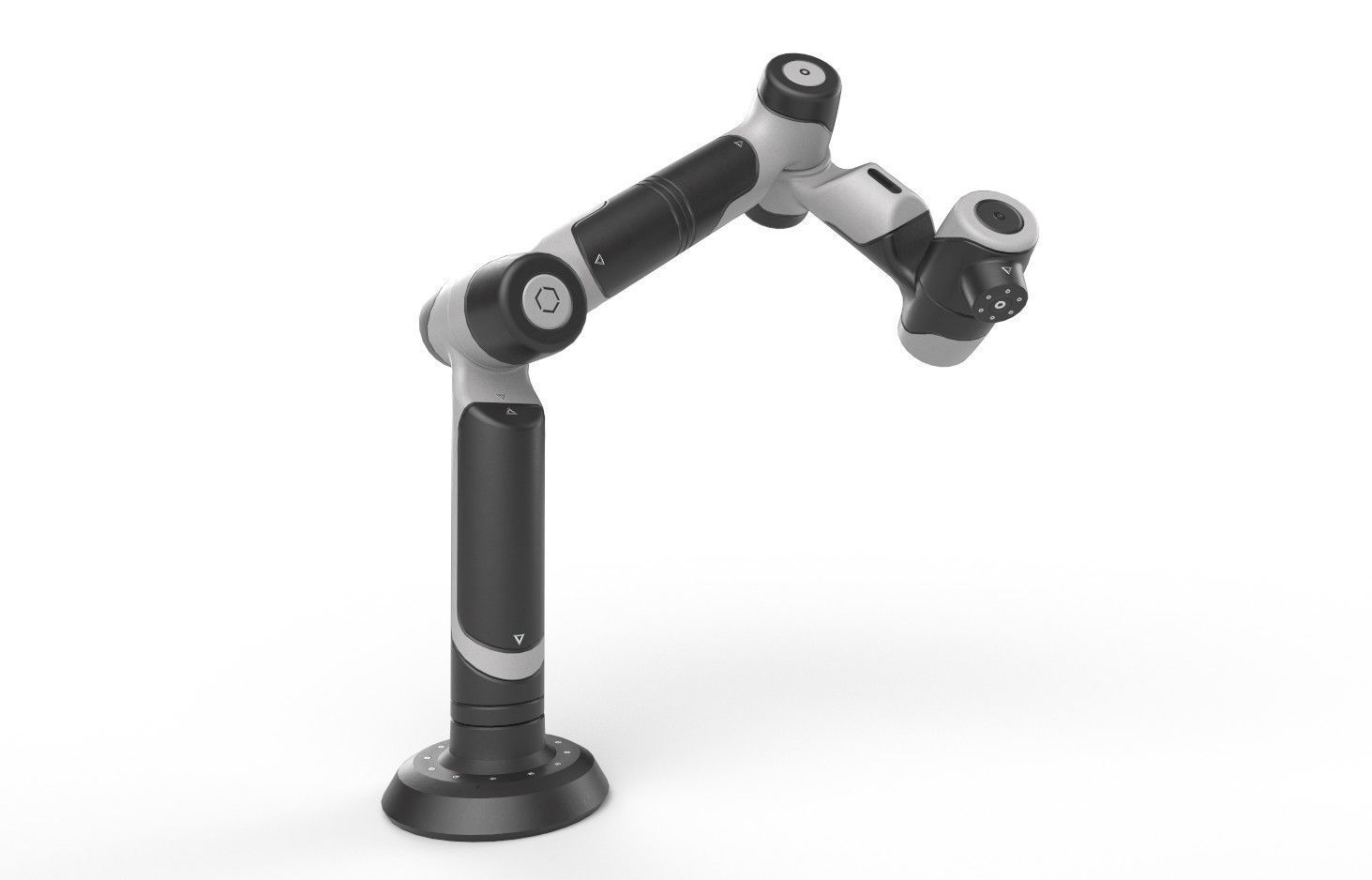 Robotic Arm M02 Low-poly 3D model_3