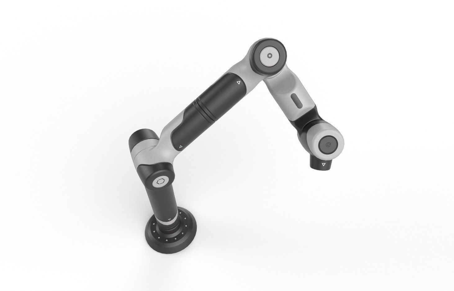 Robotic Arm M02 Low-poly 3D model_5