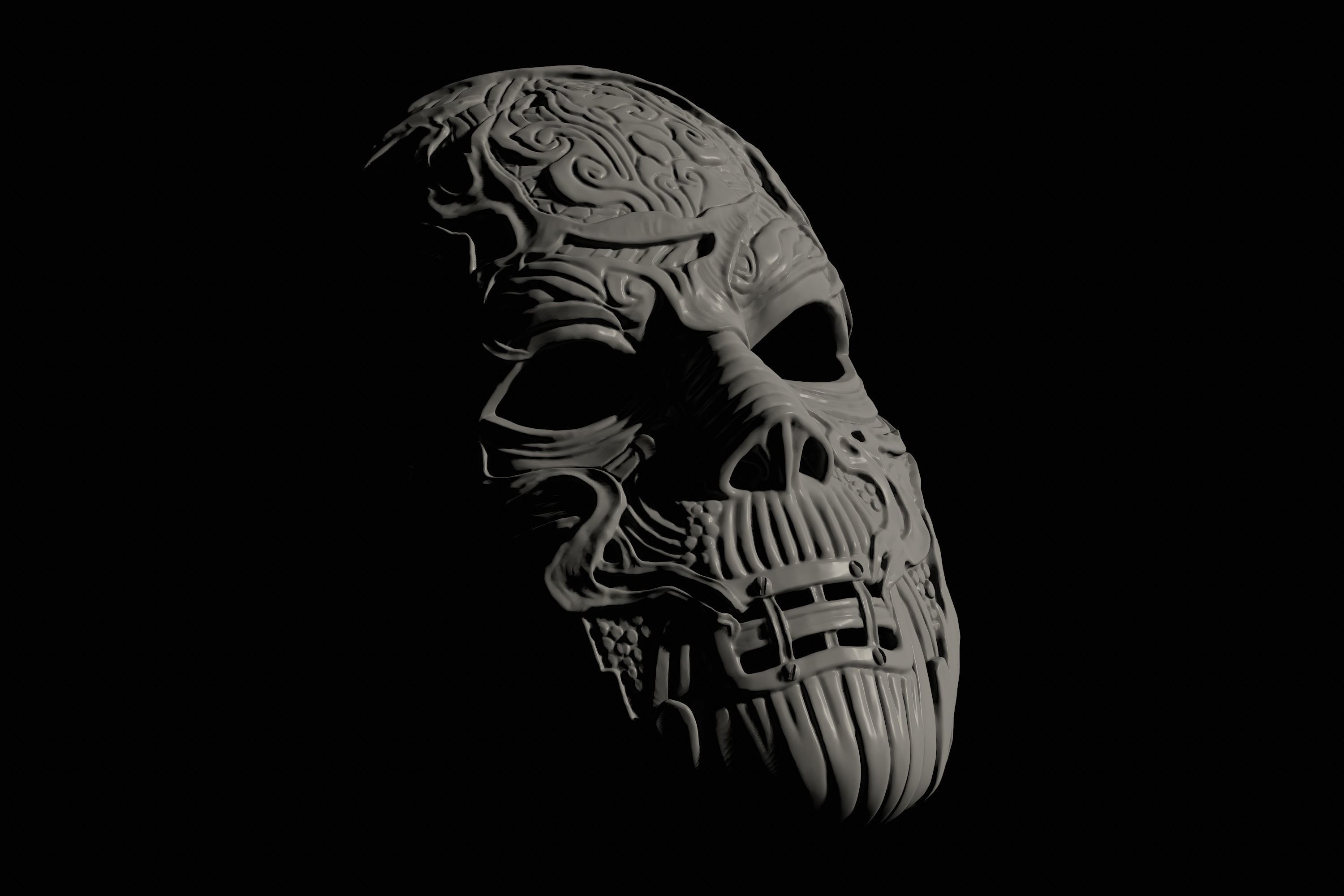 V-Man mask from Slipknot - WANYK Halloween Scary Cosplay Devil 3D print model_13