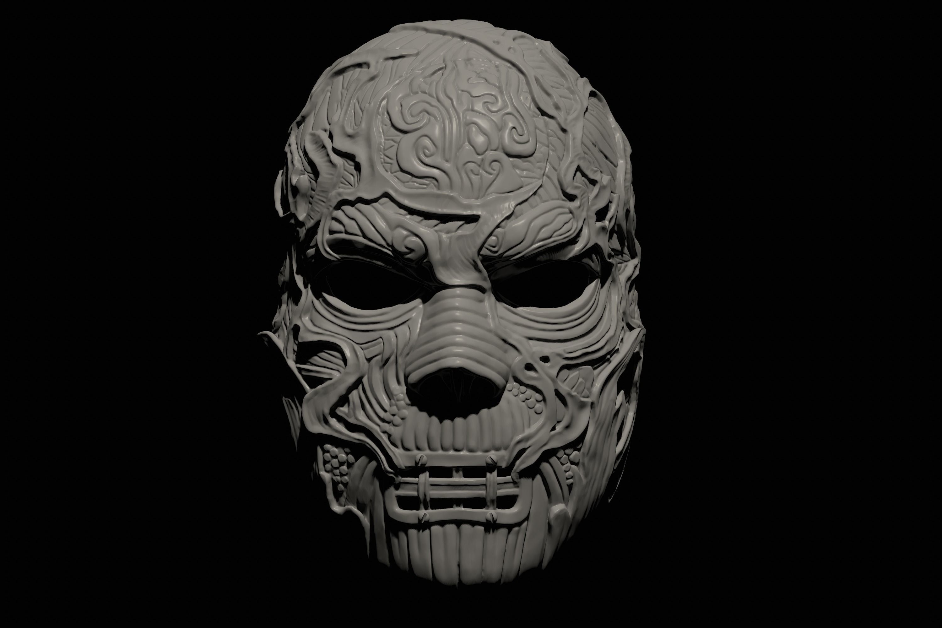 V-Man mask from Slipknot - WANYK Halloween Scary Cosplay Devil 3D print model_15