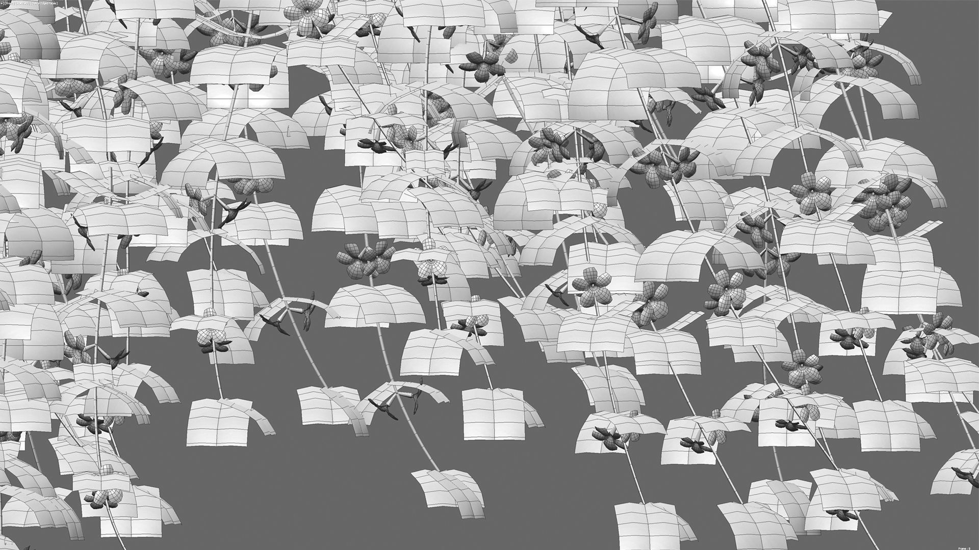 Jasminum mesnyi - Primrose Jasmine 02 3D model_9