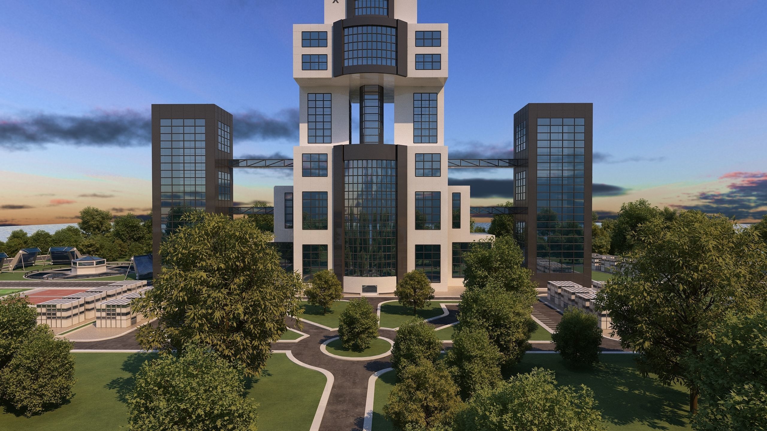 0132 - Skyscraper Architecture Project 3D model_10