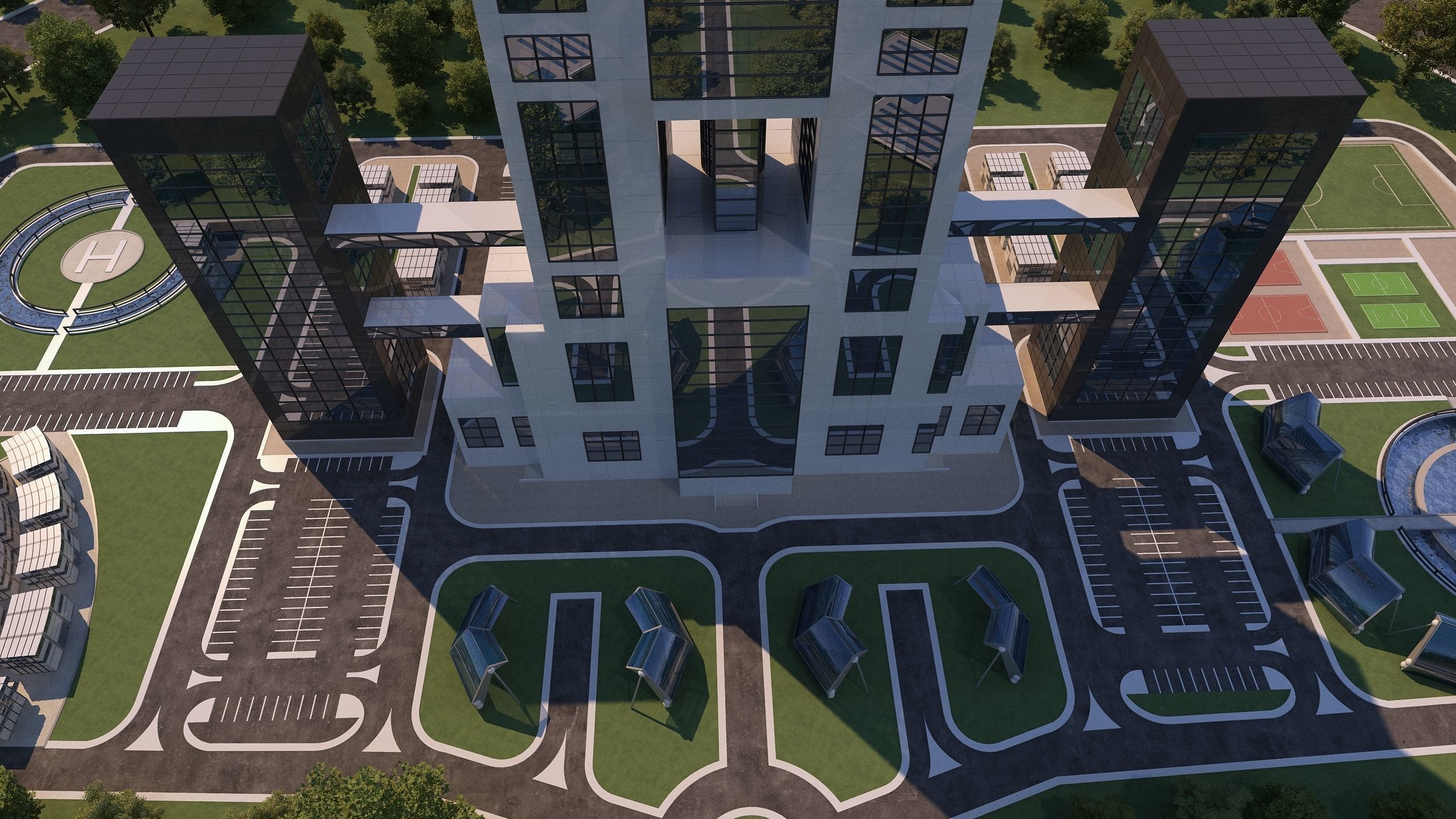 0132 - Skyscraper Architecture Project 3D model_8