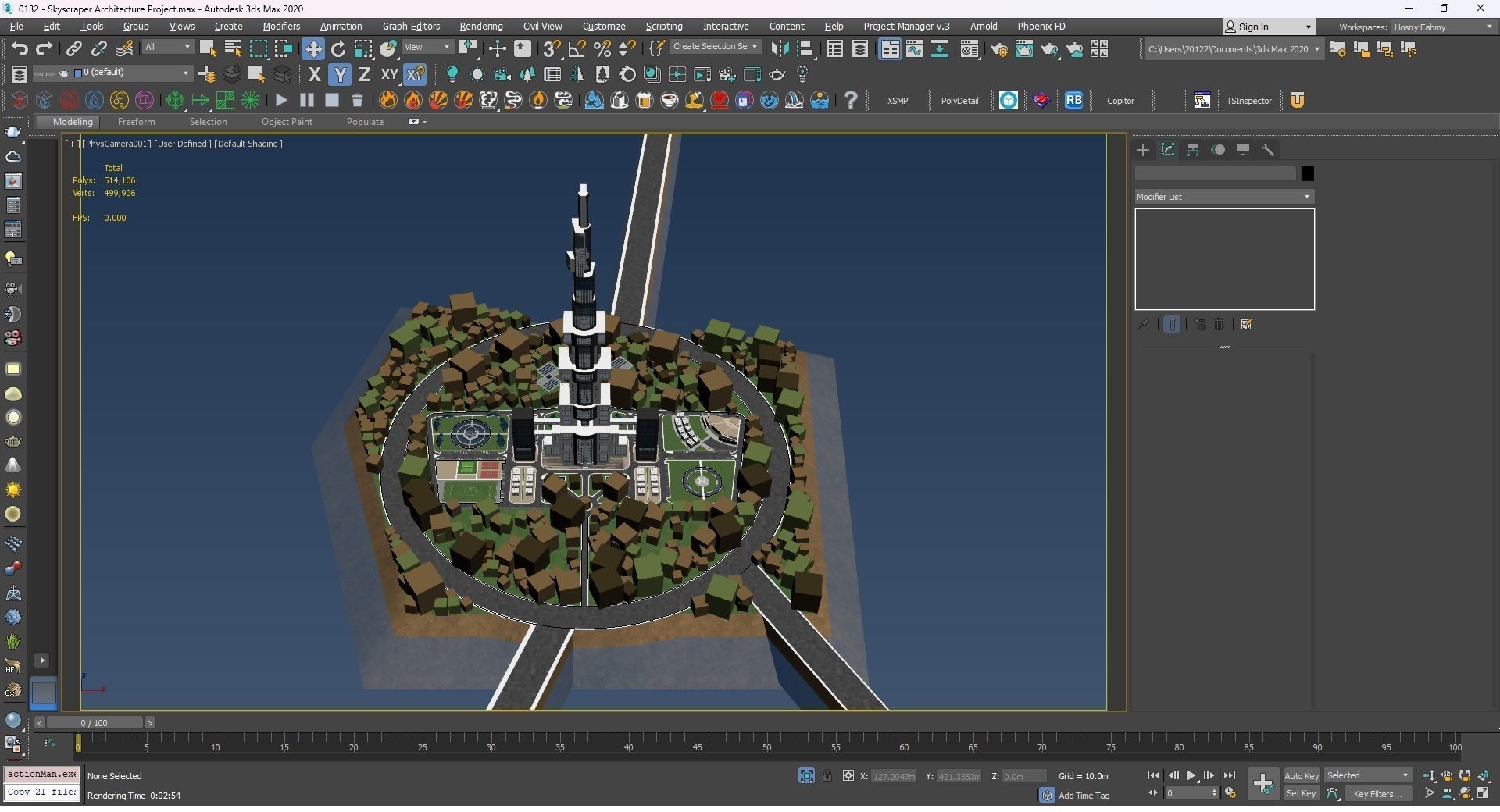 0132 - Skyscraper Architecture Project 3D model_24