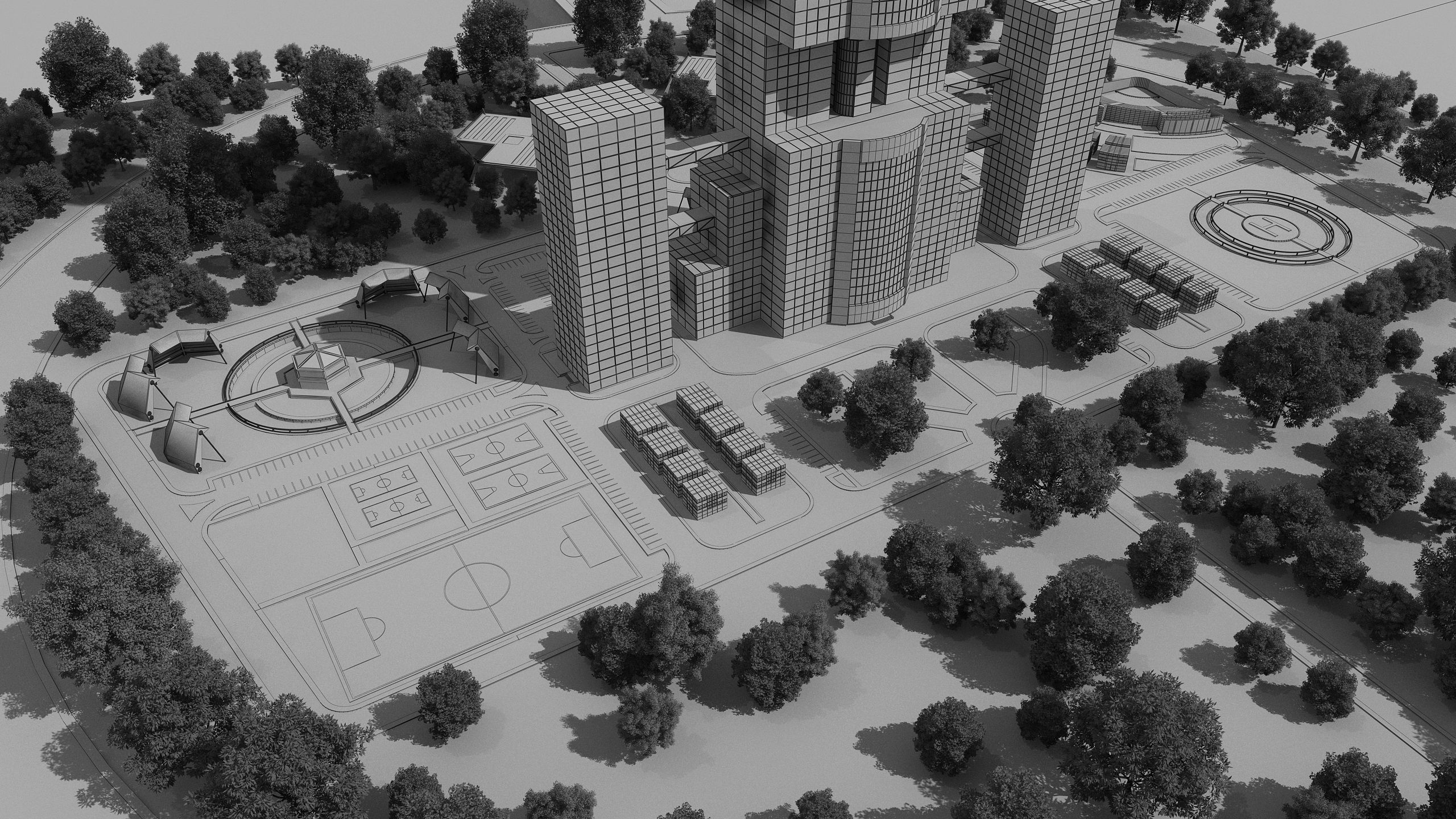 0132 - Skyscraper Architecture Project 3D model_13