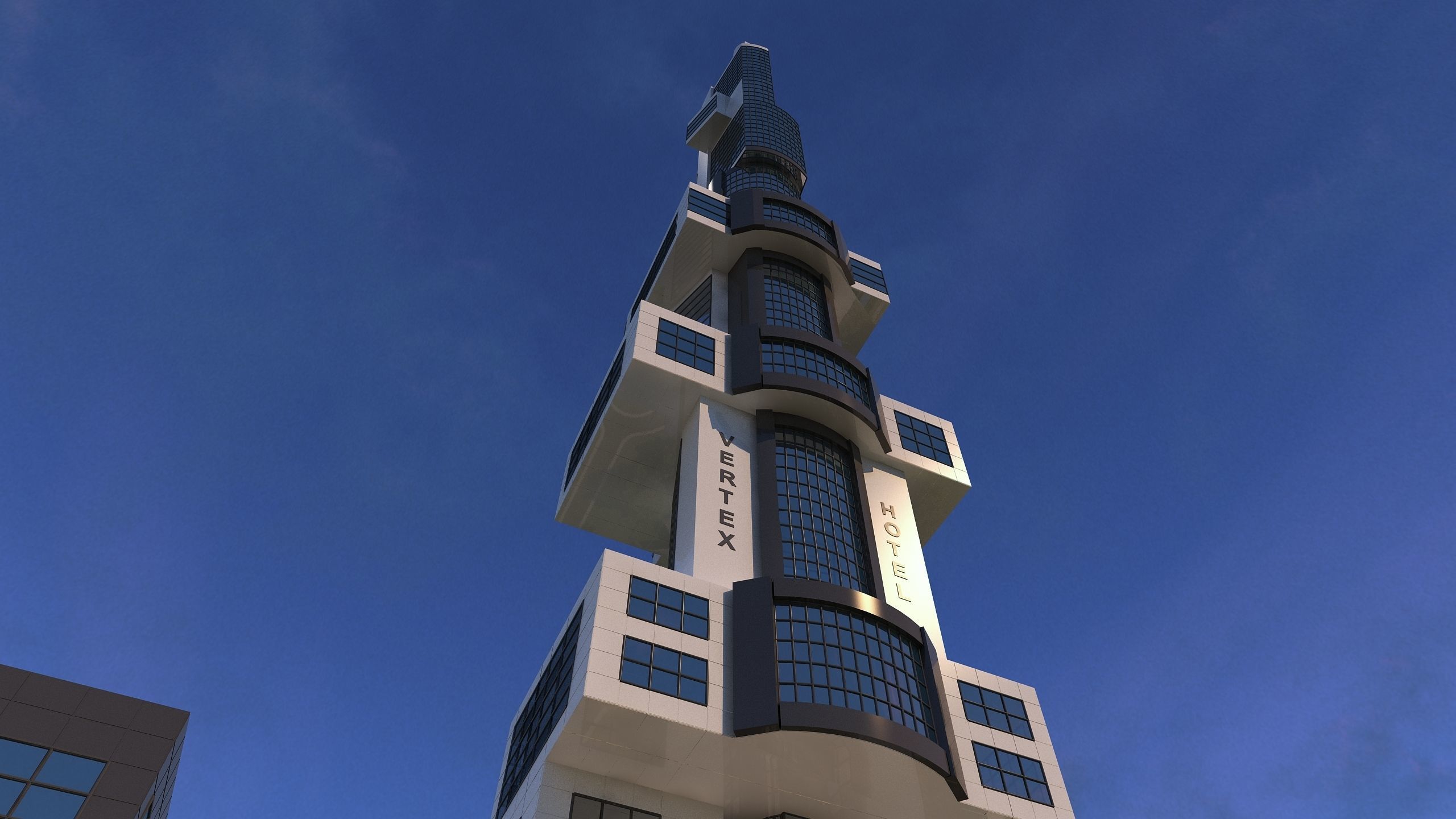 0132 - Skyscraper Architecture Project 3D model_9