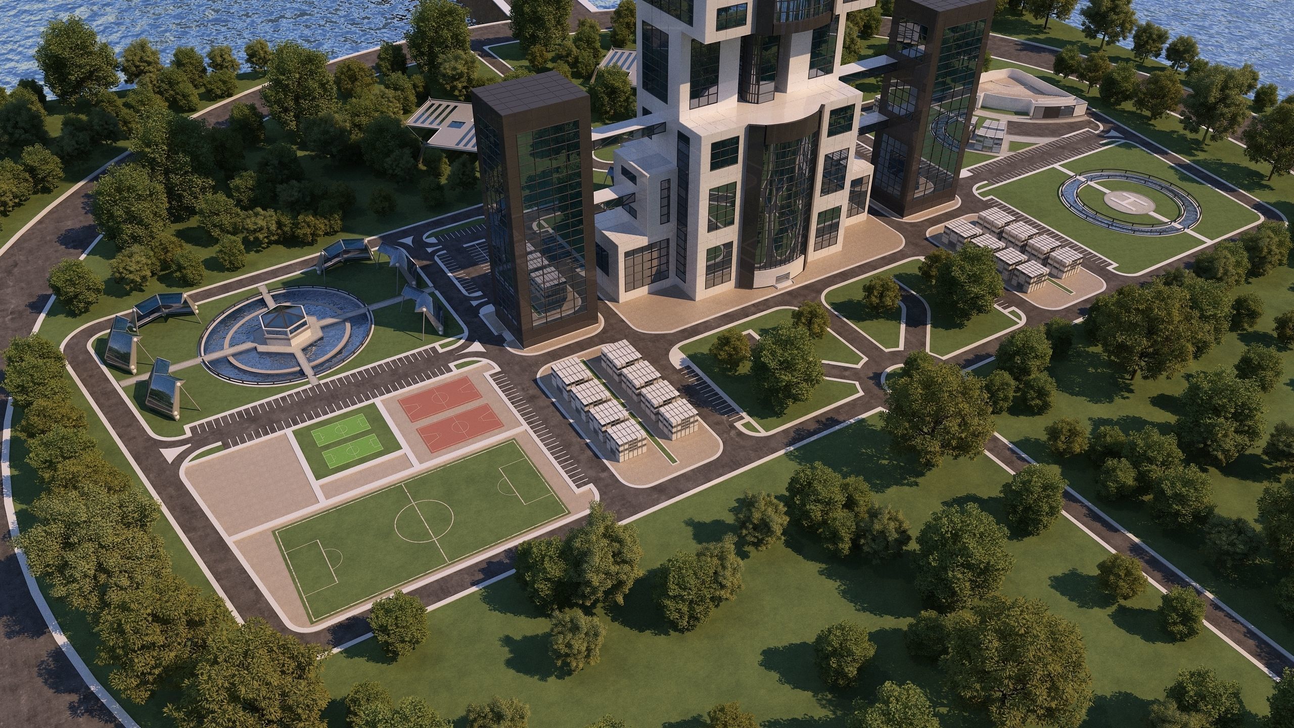 0132 - Skyscraper Architecture Project 3D model_1