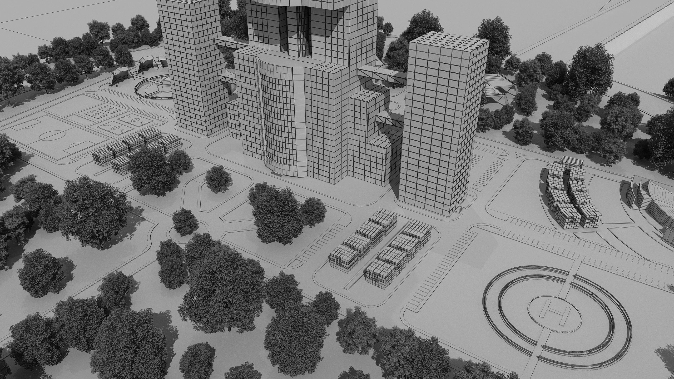 0132 - Skyscraper Architecture Project 3D model_14