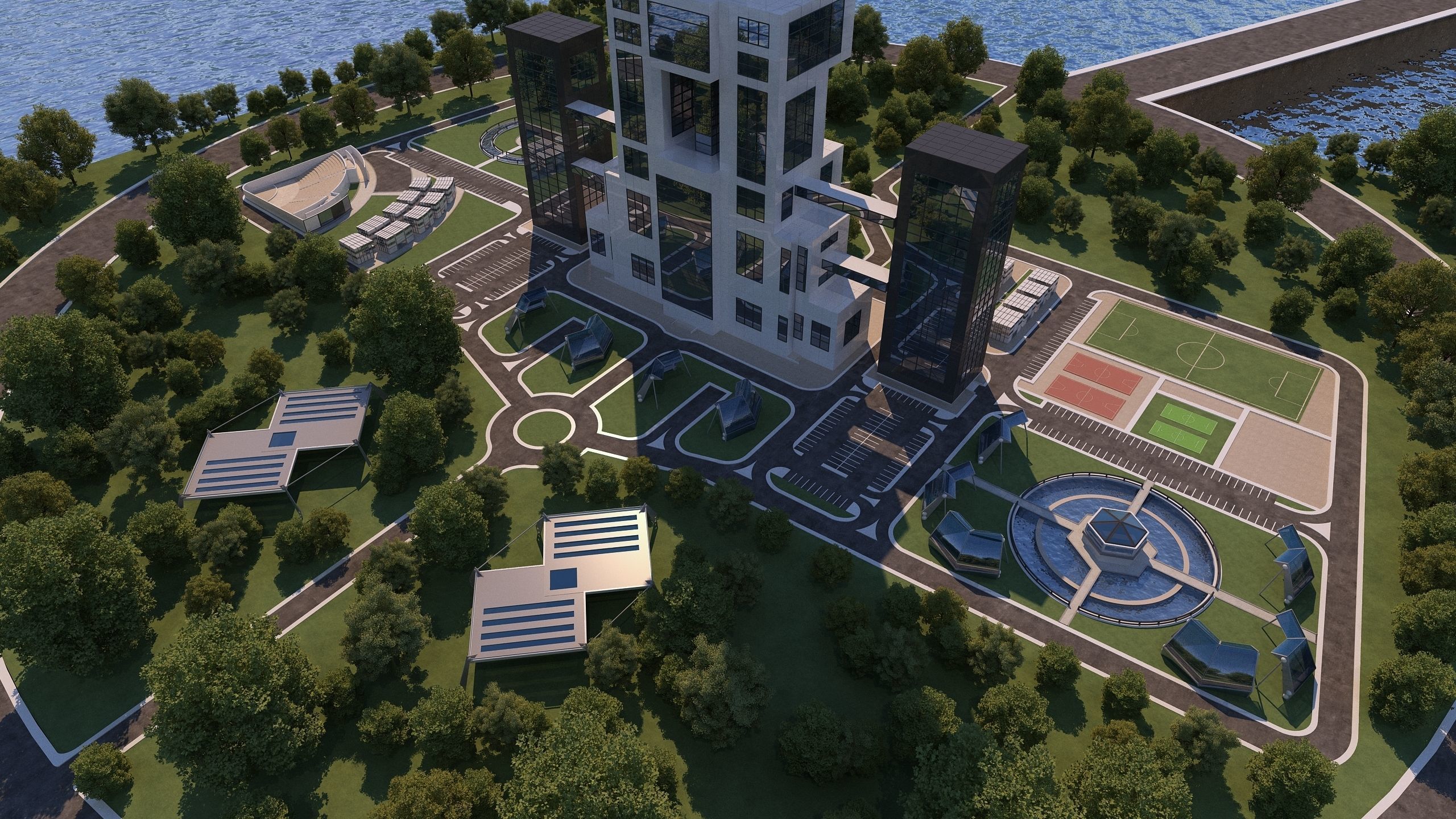 0132 - Skyscraper Architecture Project 3D model_6