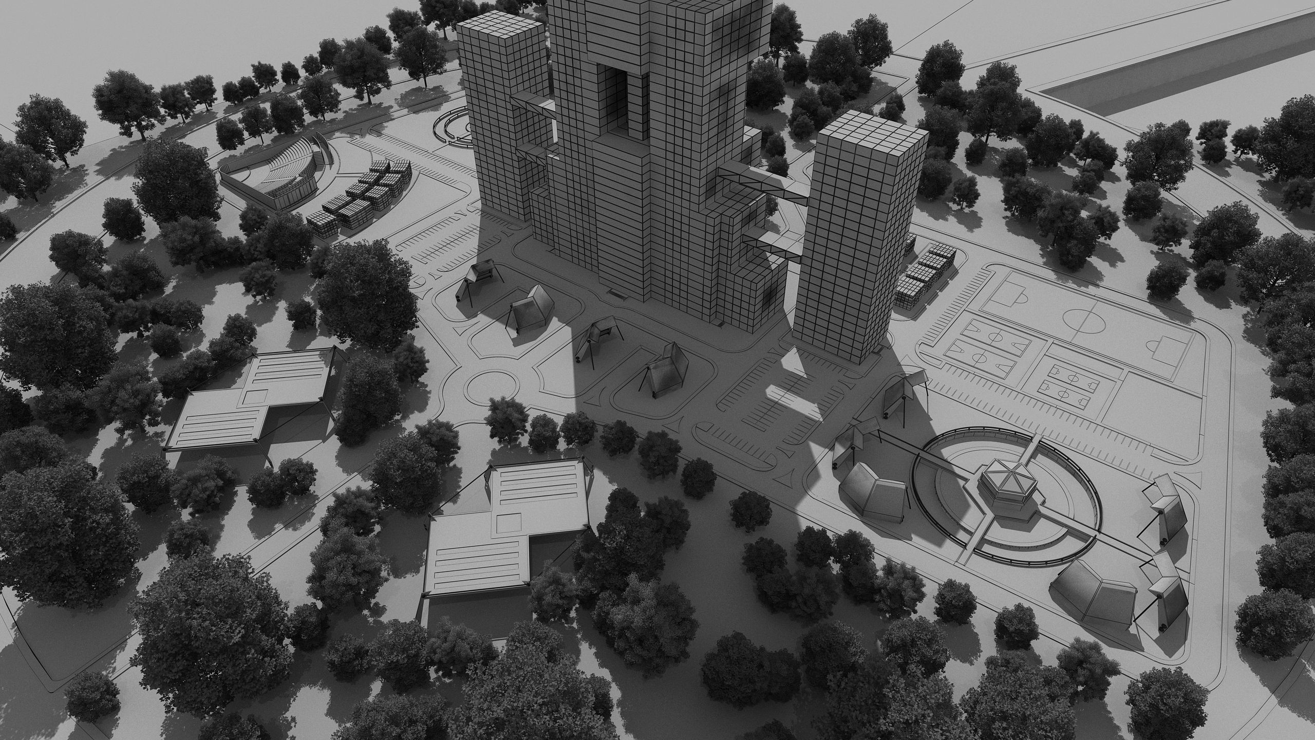 0132 - Skyscraper Architecture Project 3D model_18