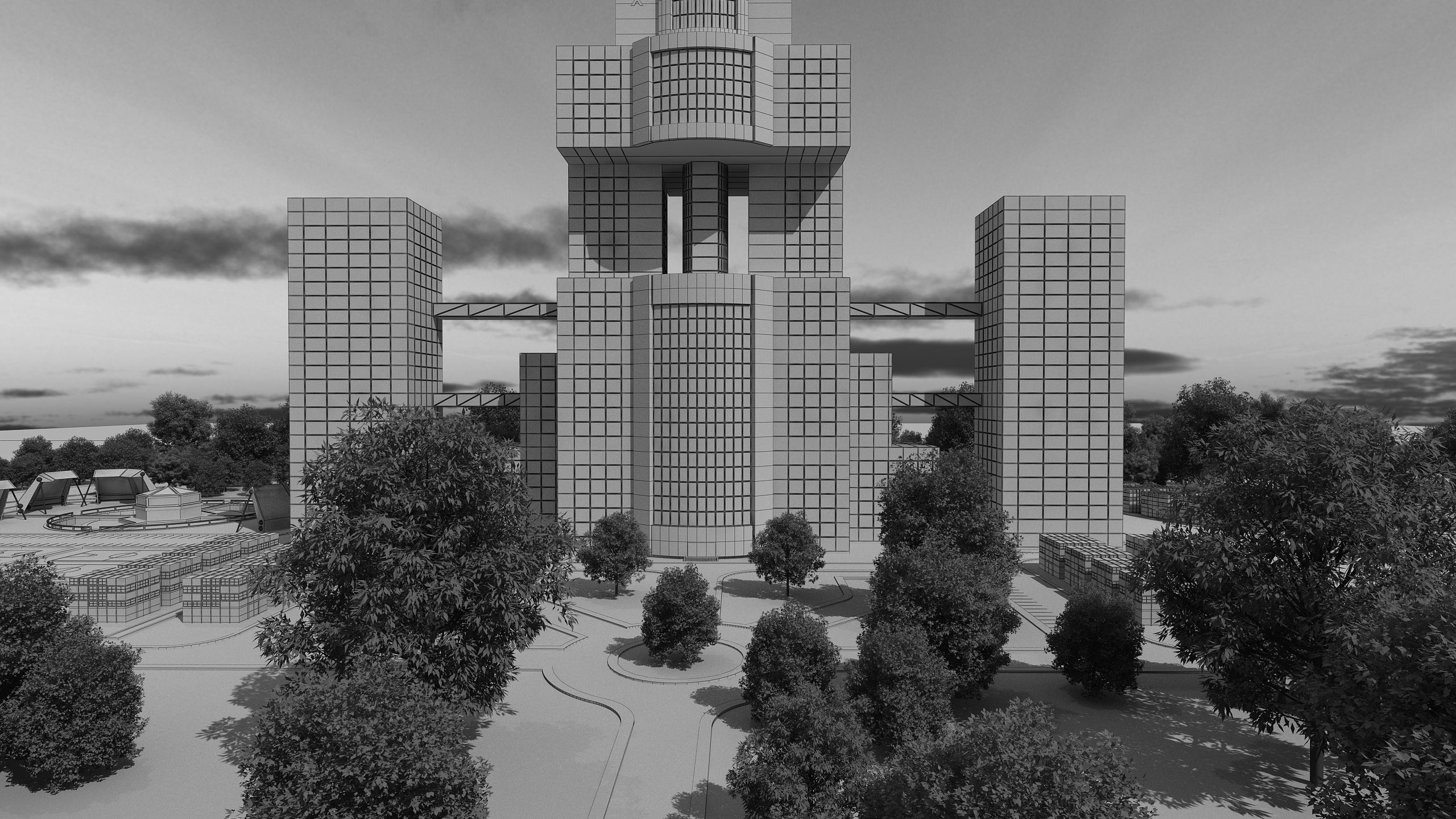 0132 - Skyscraper Architecture Project 3D model_22