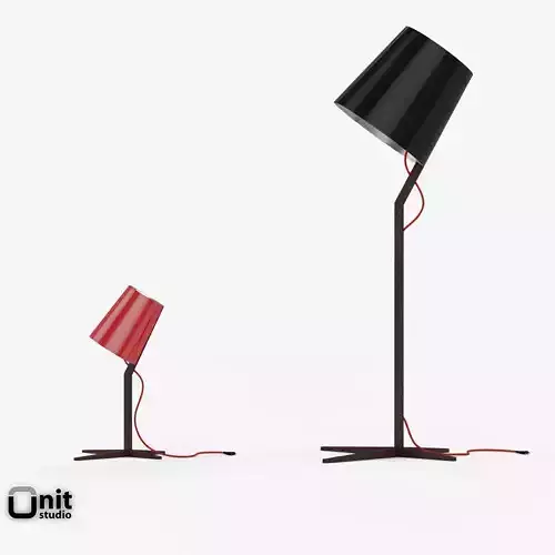 Fujiya floor and desk lamp by DareStudio