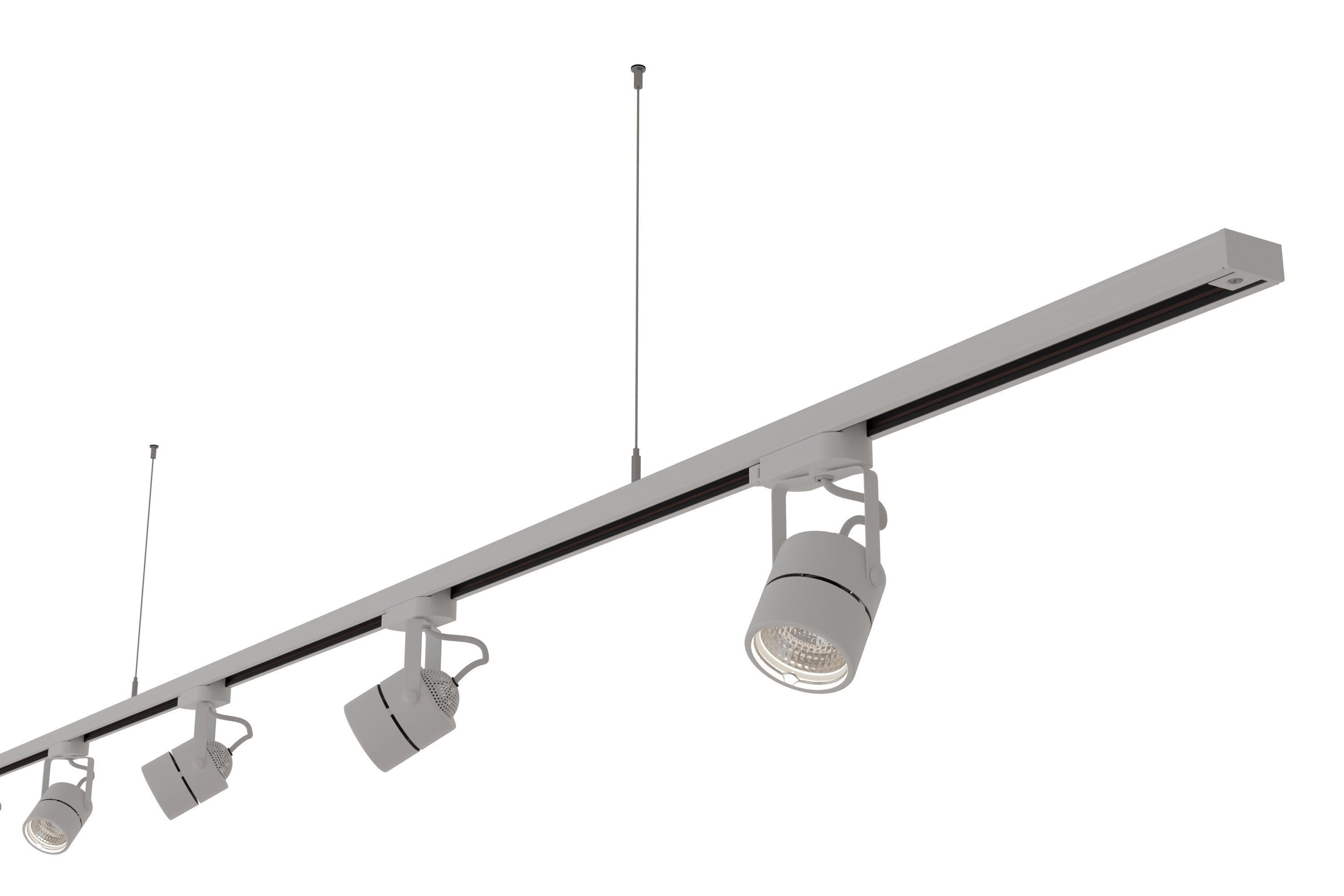 Procedural Track Lighting 3D model_7