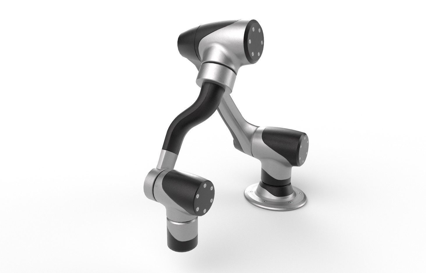 Robotic Arm M03 Low-poly 3D model_2