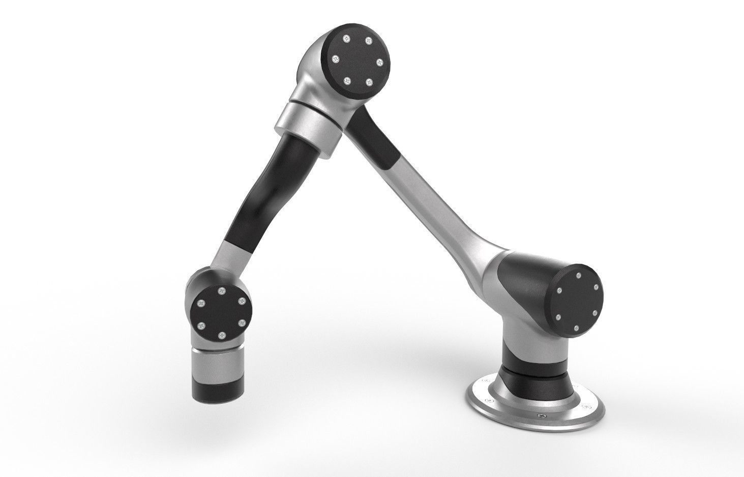 Robotic Arm M03 Low-poly 3D model_3