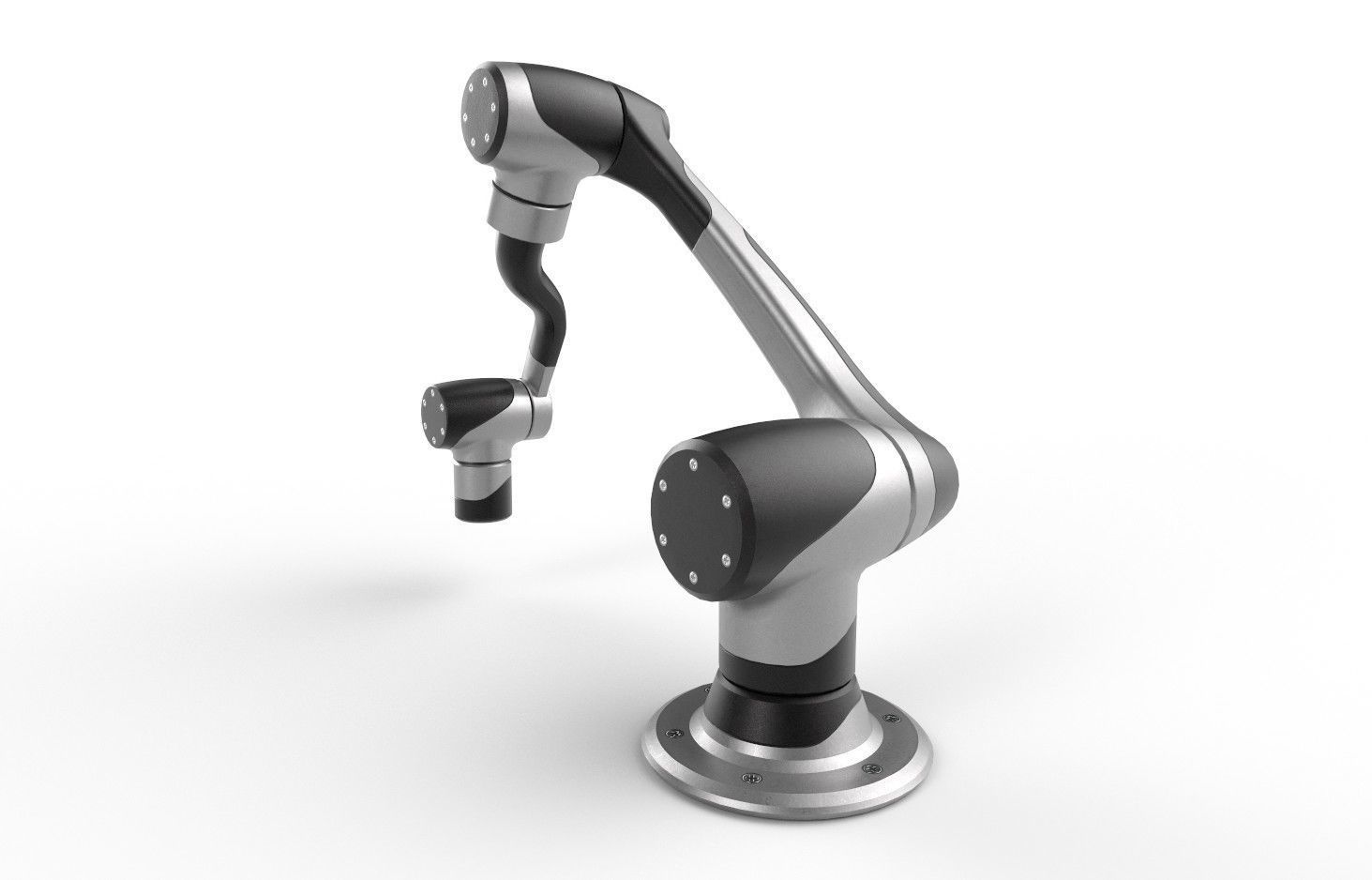 Robotic Arm M03 Low-poly 3D model_4