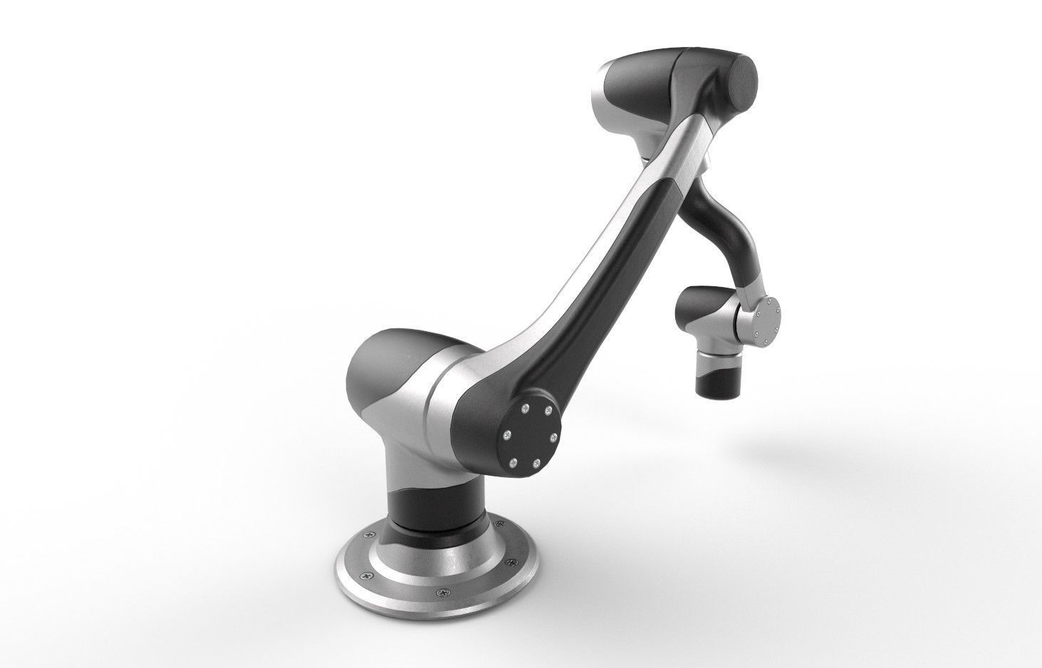 Robotic Arm M03 Low-poly 3D model_5