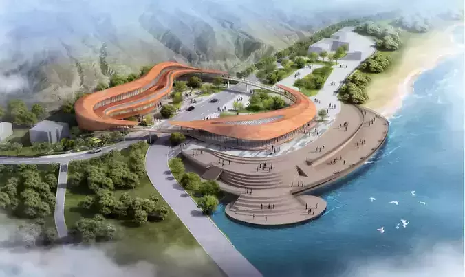 Modern planning museum building