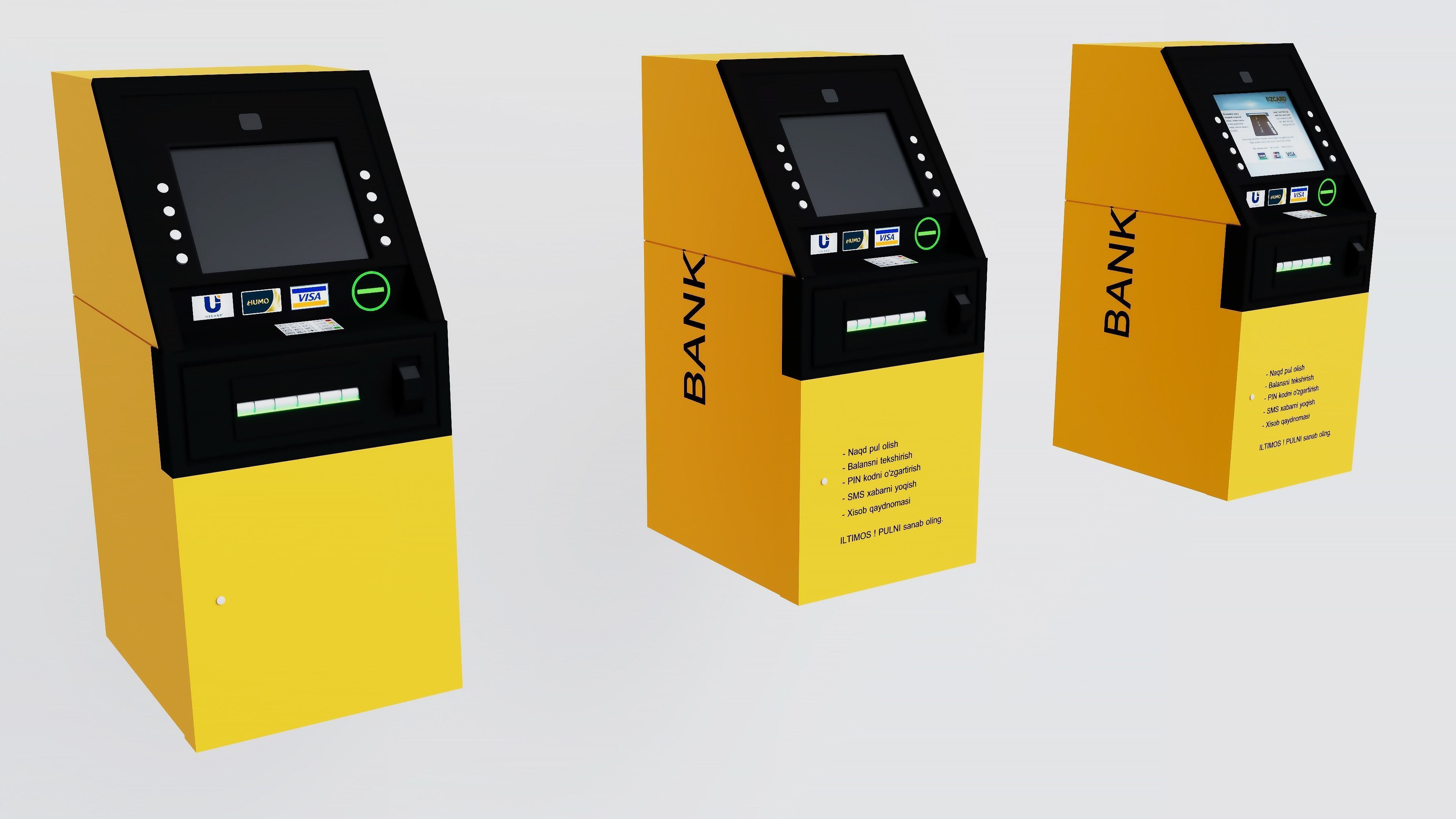 Automated Teller machine 3D model_4
