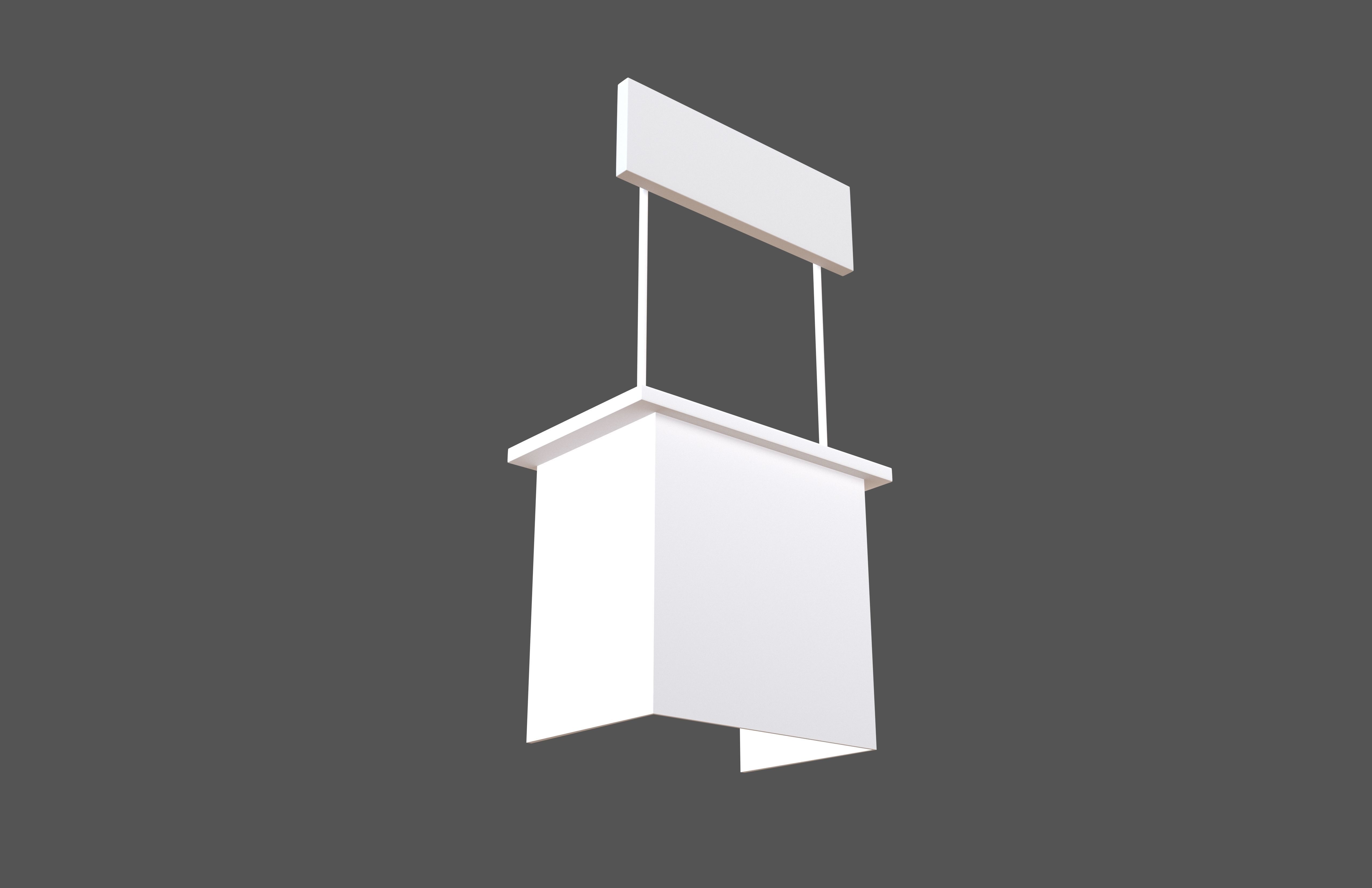 Booth Stand v1 001 Low-poly 3D model_3