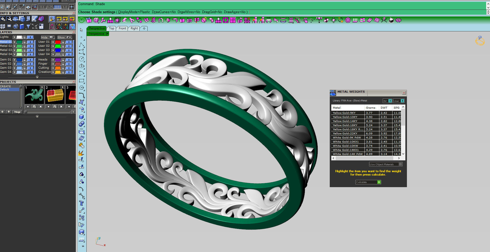 jewelry ring 3D print model_4