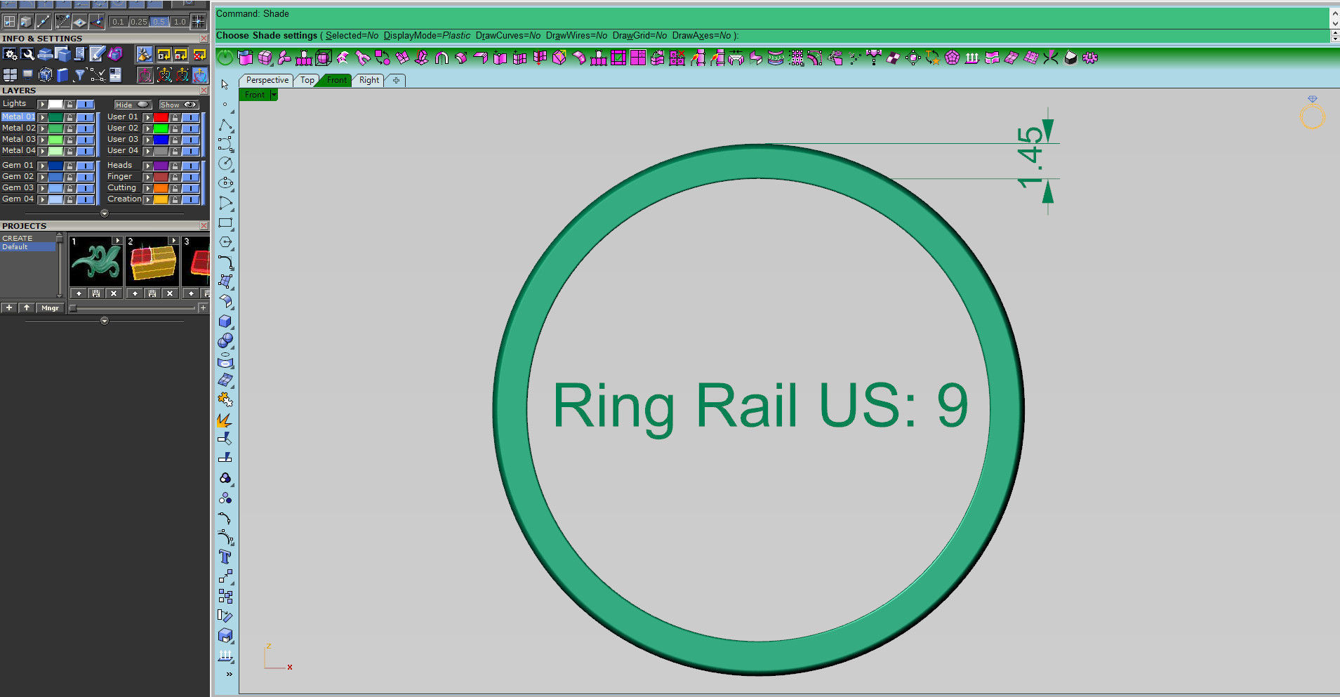 jewelry ring 3D print model_6