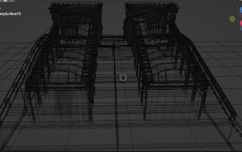 Rialto Bridge  Low-poly 3D model_26