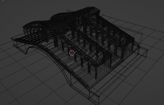 Rialto Bridge  Low-poly 3D model_24